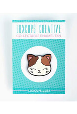 Kitty Face Enamel Pin