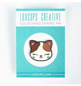 Kitty Face Enamel Pin