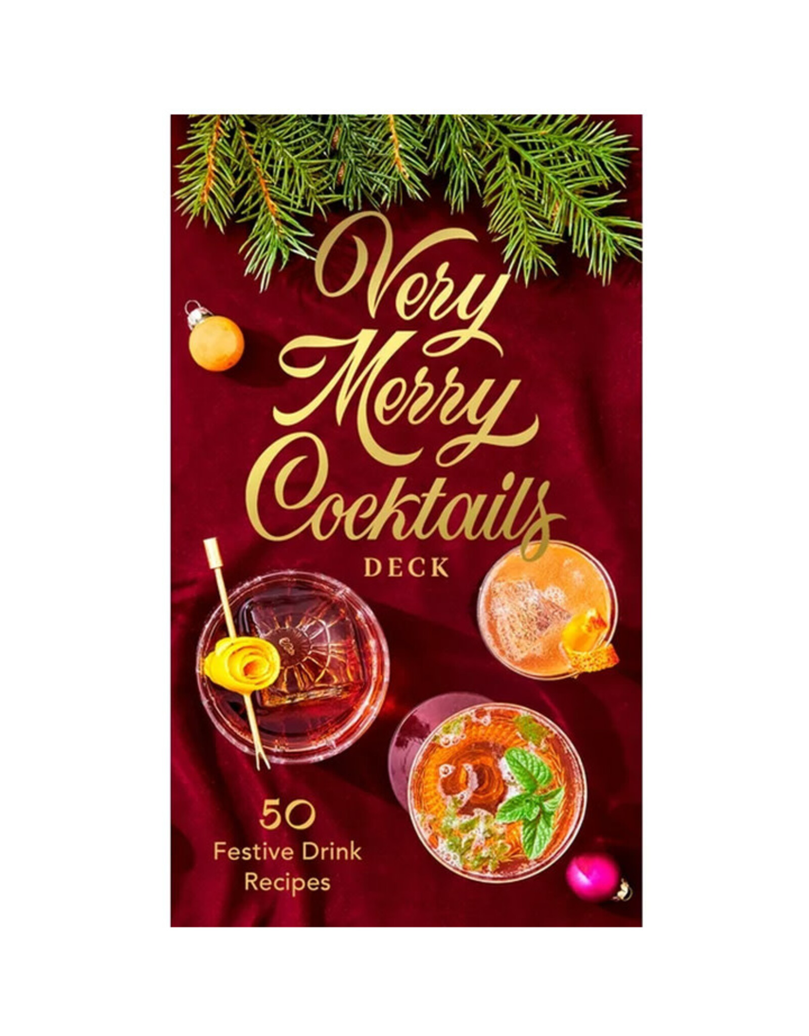 Very Merry Cocktails Deck: 50 Festive Drink Recipes