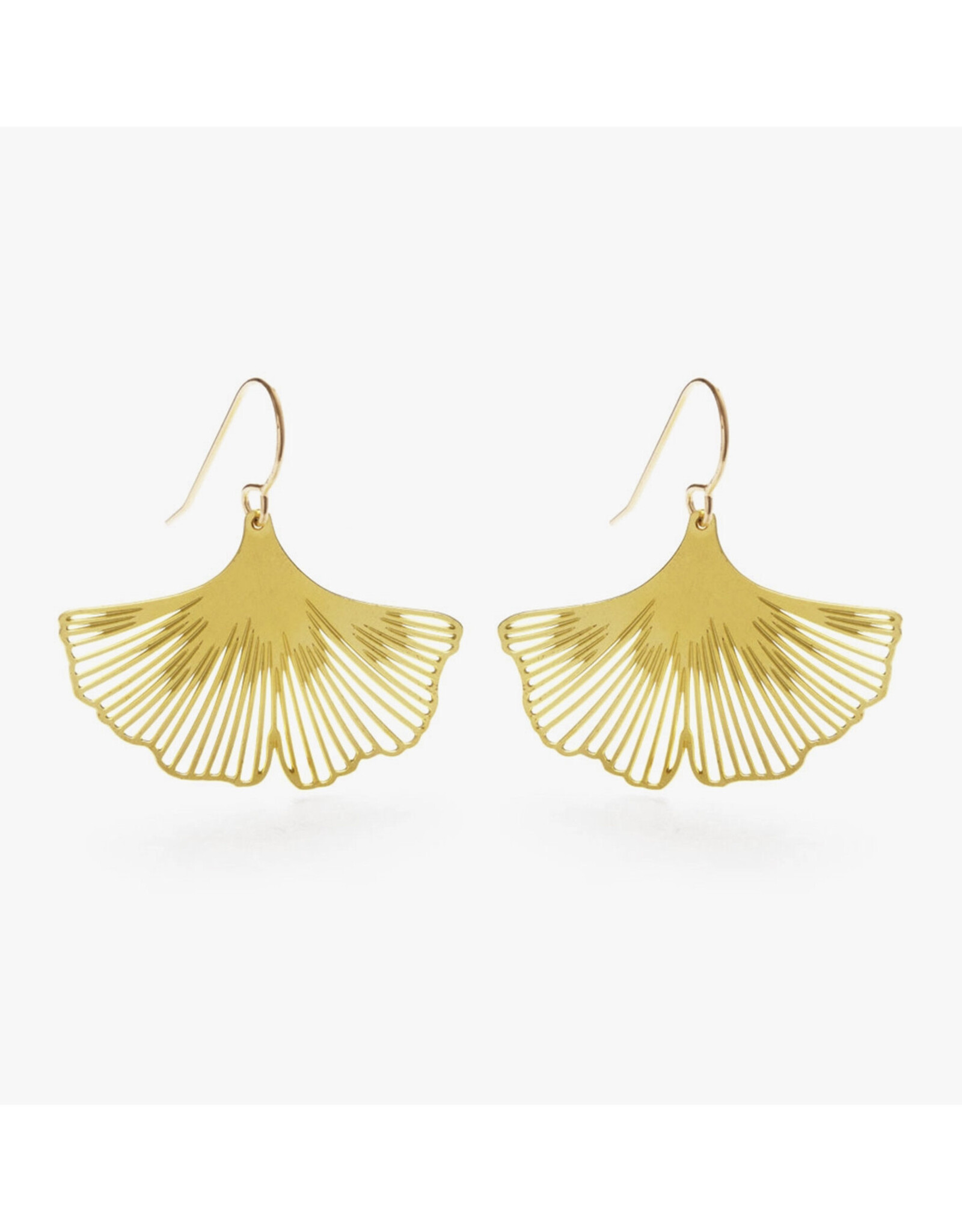 Ginkgo Leaf Earrings