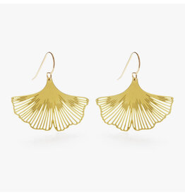 Ginkgo Leaf Earrings