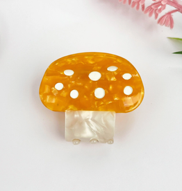 Lil Yellow Mushroom Claw Clip