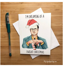 Dreaming of a Dwight Christmas (The Office) Greeting Card