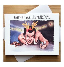 Die Hard Christmas Greeting Card