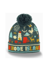 Rhode Island State Icon Beanie - Emerald Rhode Island State Icon Beanie - Emerald