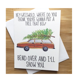 Big Christmas Tree (Clark Griswold) Greeting Card