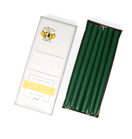 Emerald Green Taper Candle
