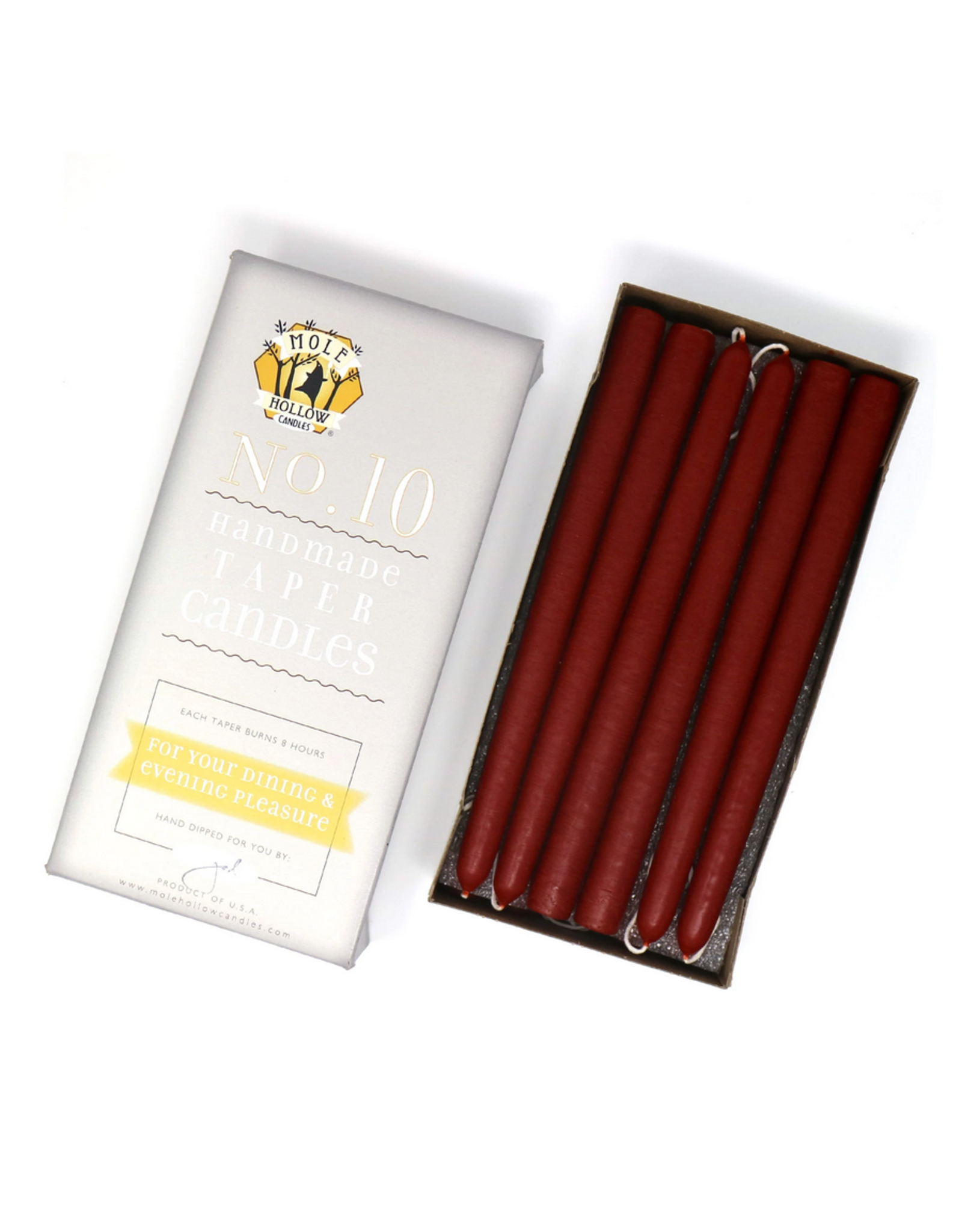 Paprika Taper Candle