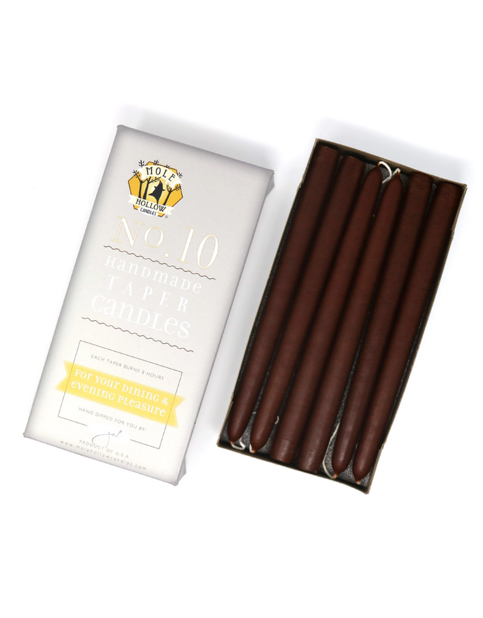 Chestnut Taper Candle