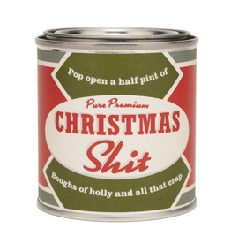 Christmas Shit Paint Can Candle