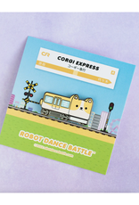Corgi Express Enamel Pin Corgi Express Enamel Pin