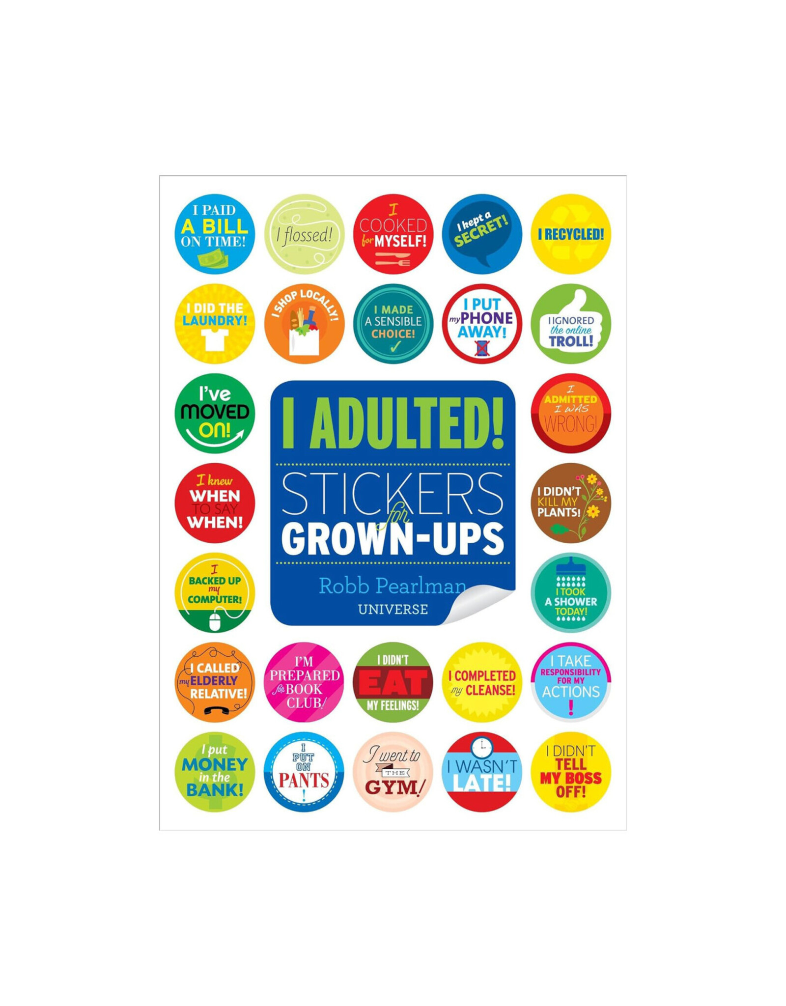 I Adulted! Stickers For Grown Ups