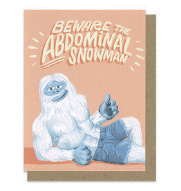 Abdominal Snowman Greeting Card Box Set of 6
