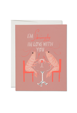 I'm Shrimply In Love With You Greeting Card