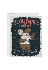 Slow Dance Forever Sloths Greeting Card