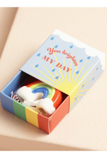 You Brighten My Day Rainbow Tiny Matchbox