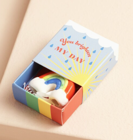 You Brighten My Day Rainbow Tiny Matchbox