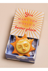 You Make The World a Better Place Sunshine Tiny Matchbox
