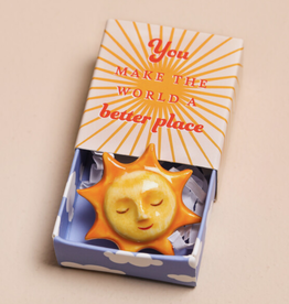You Make The World a Better Place Sunshine Tiny Matchbox