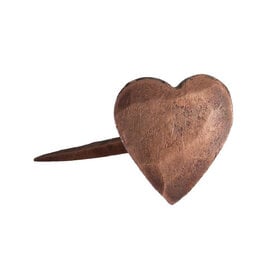 Hand Forged Copper Heart Nail