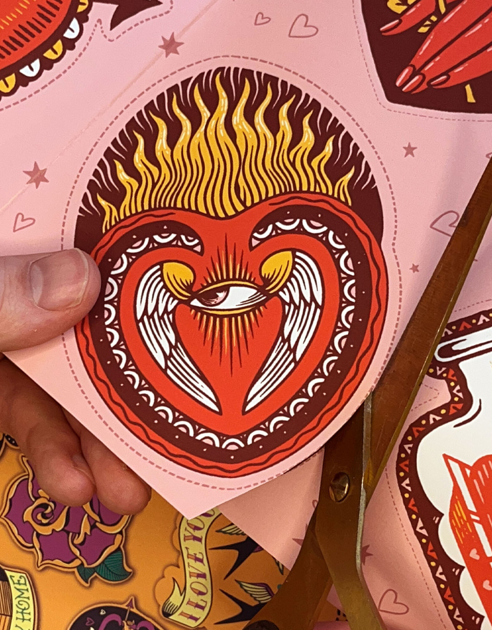 DIY Cut-Out Valentines -  Love Token