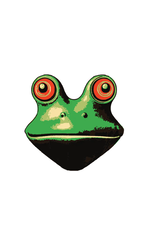 Trippy Frog Tattoo Pair