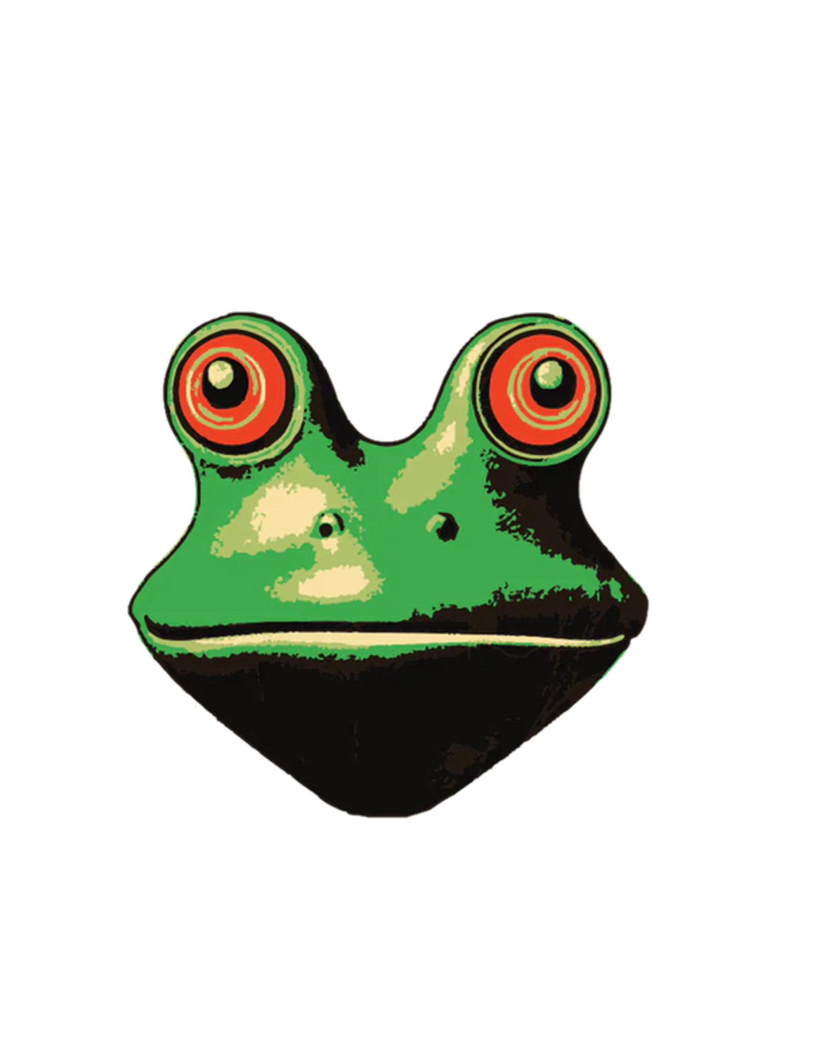 Trippy Frog Tattoo Pair