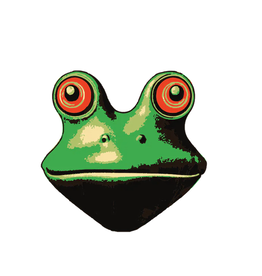 Trippy Frog Tattoo Pair