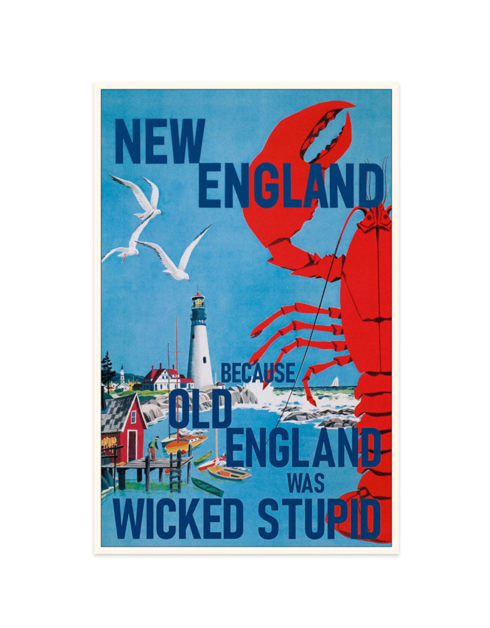 New England, Old England Print