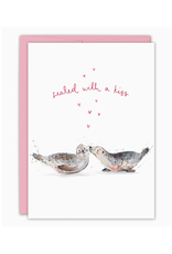 Sealed With a Kiss Valentine Greeting Card Sealed With a Kiss Valentine Greeting Card