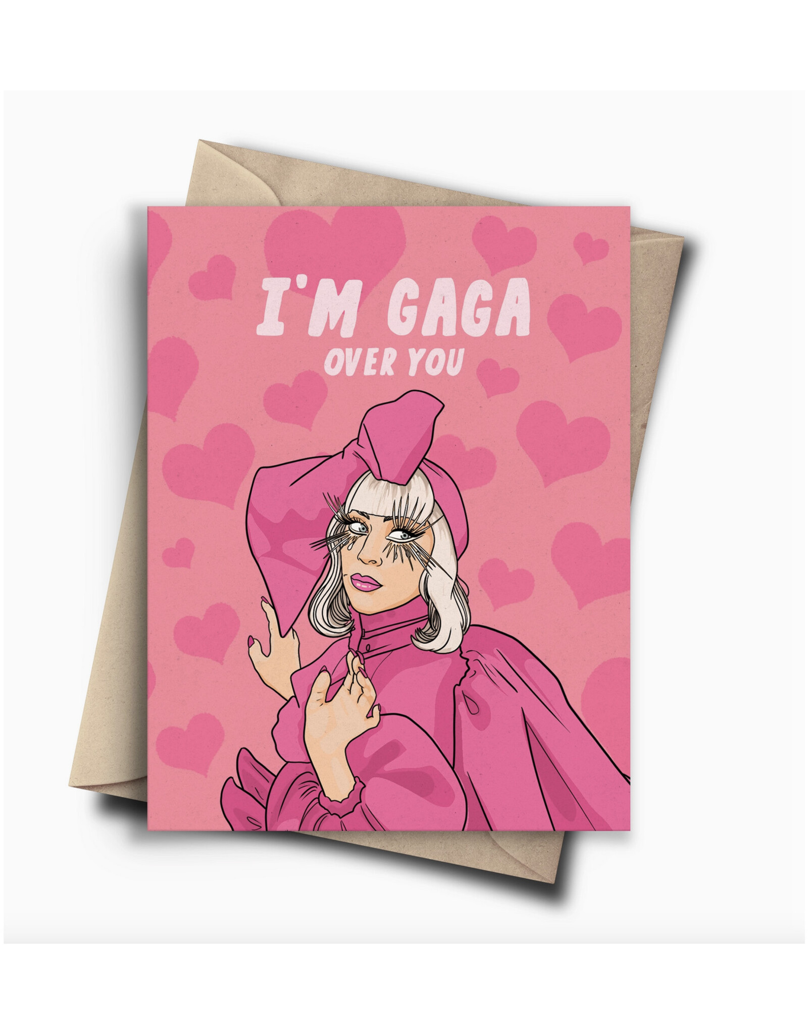 I'm Gaga Over You Greeting Card