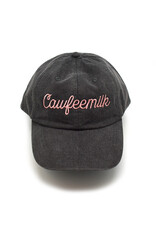 Cawfeemilk Black/Coral Dad Hat