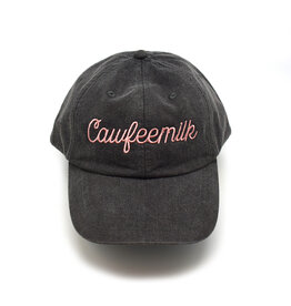 Cawfeemilk Black/Coral Dad Hat