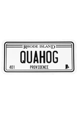 Providence, Rhode Island Quahog License Plate Sticker