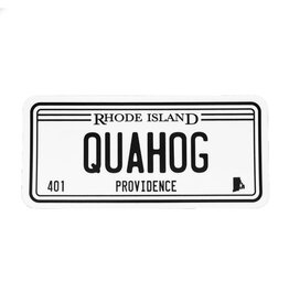 Providence, Rhode Island Quahog License Plate Sticker
