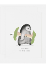 Love You to the Core Greeting Card