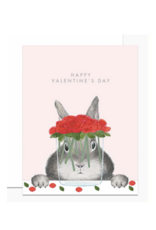 Happy Valentine's Day Roses Greeting Card