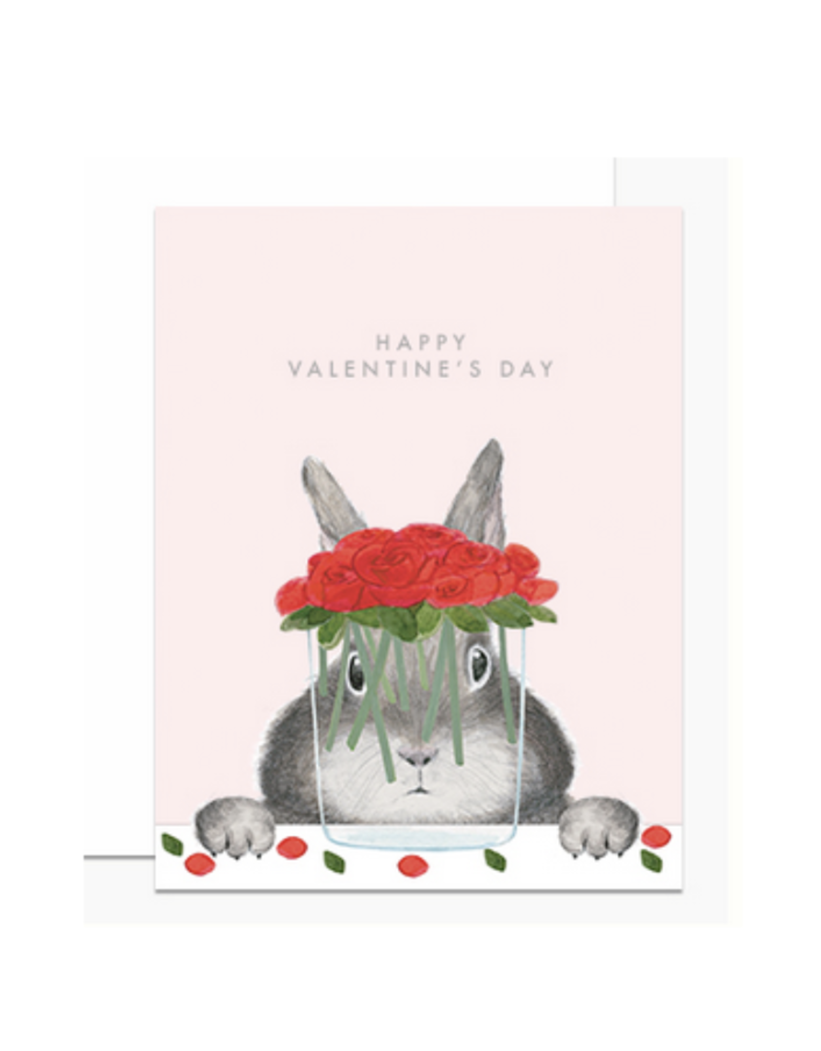 Happy Valentine's Day Roses Greeting Card