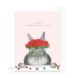 Happy Valentine's Day Roses Greeting Card