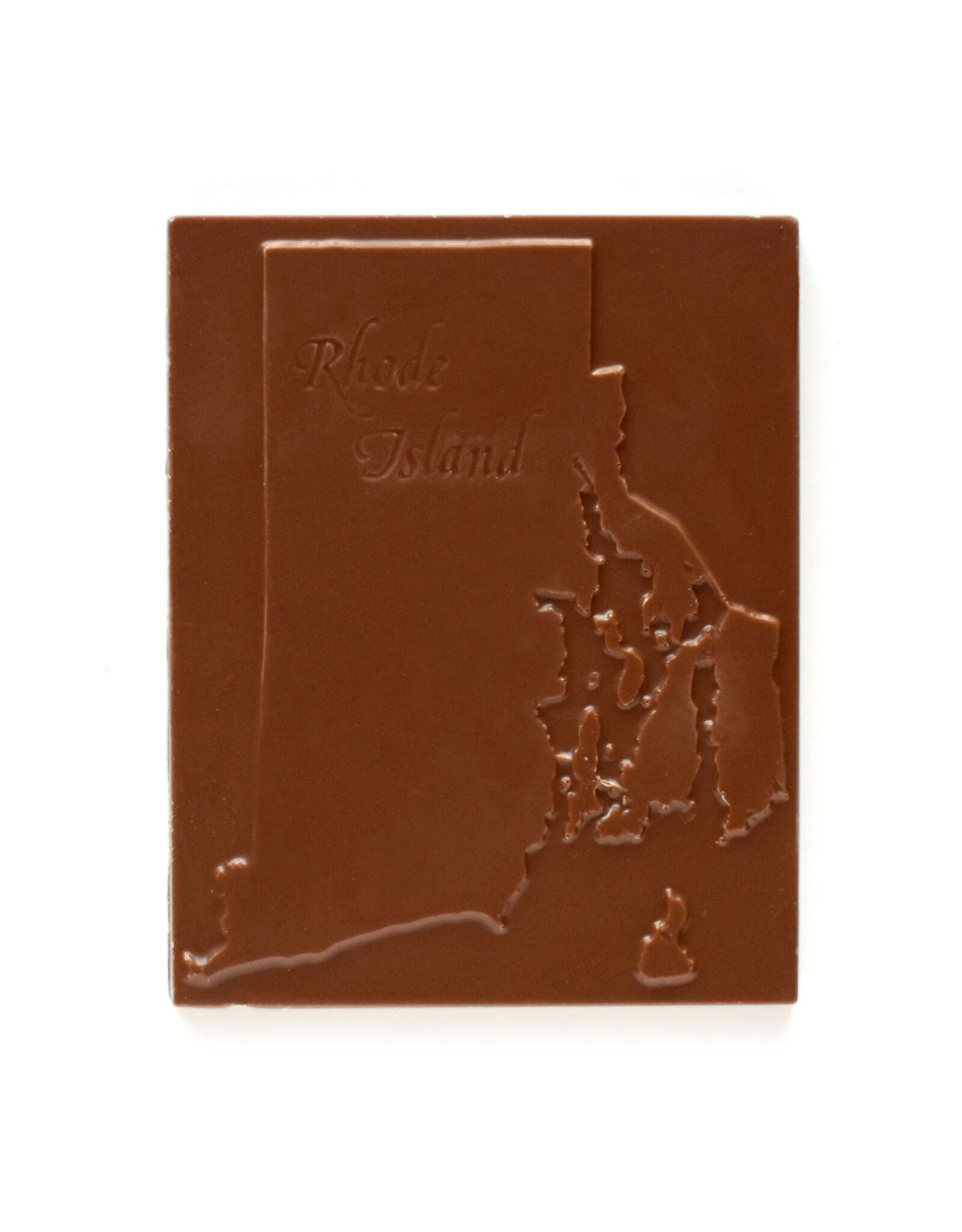 Milk Chocolate  Rhode Island Map