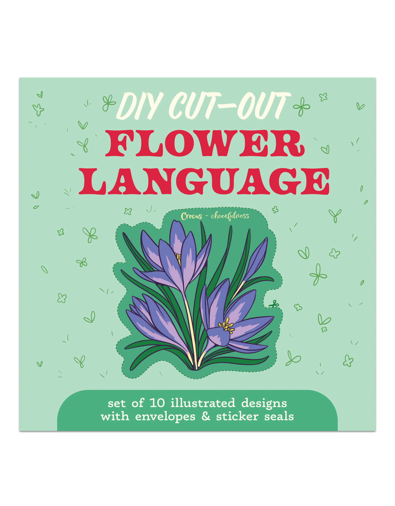 DIY Cut-Out Valentines - Flower Language