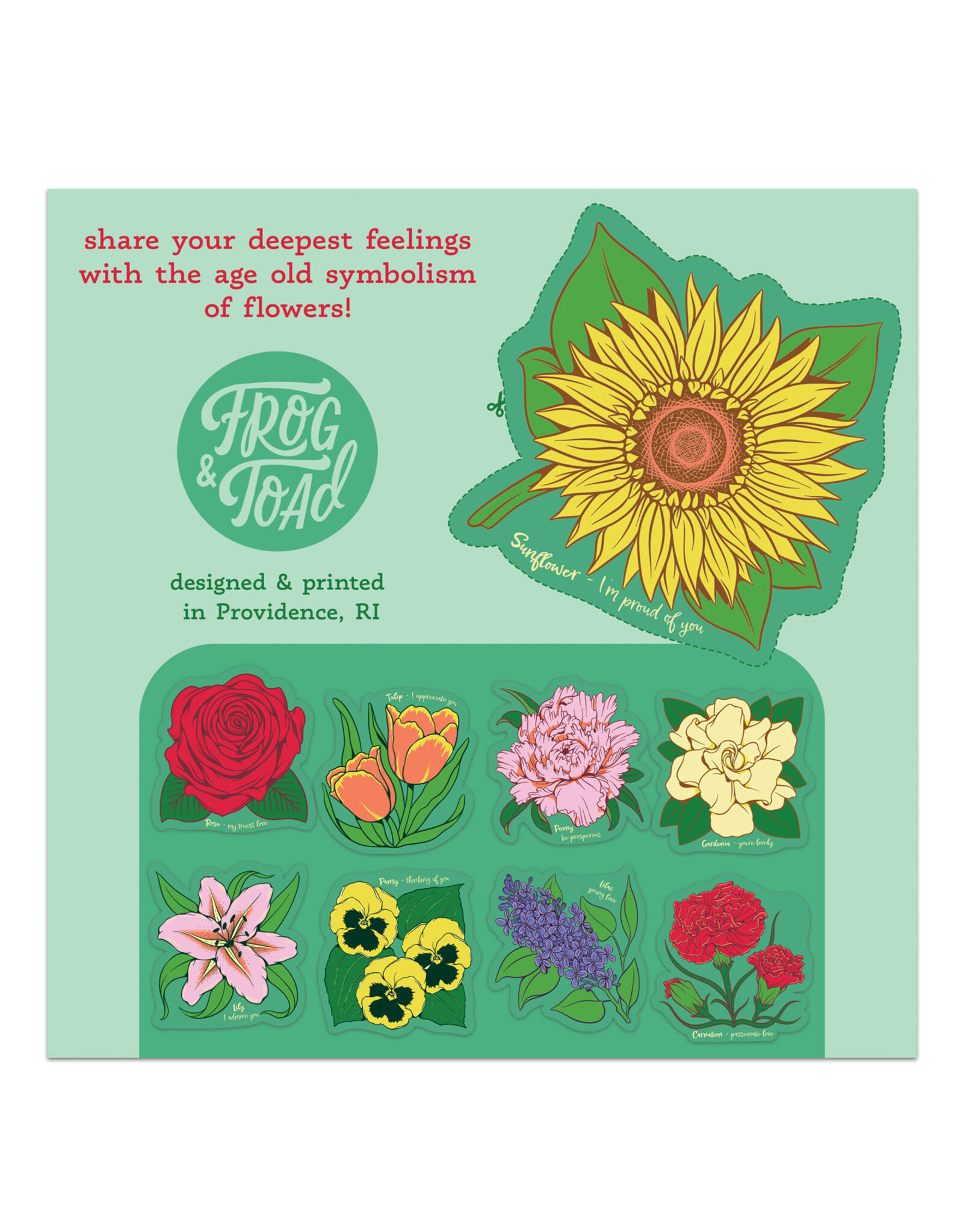 DIY Cut-Out Valentines - Flower Language