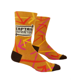 Captain Distraction Men's Crew Socks