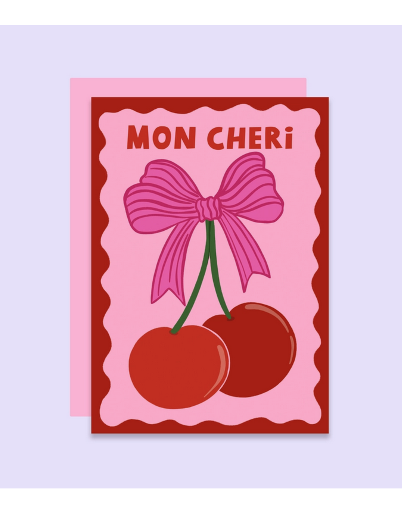 Mon Cheri Bow Greeting Card