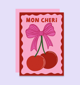 Mon Cheri Bow Greeting Card