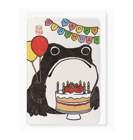 Happy Birthday Frog Greeting Card