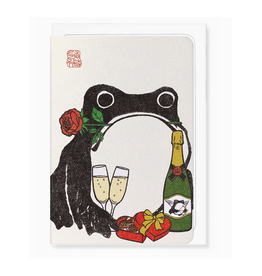 Valentine Frog Greeting Card