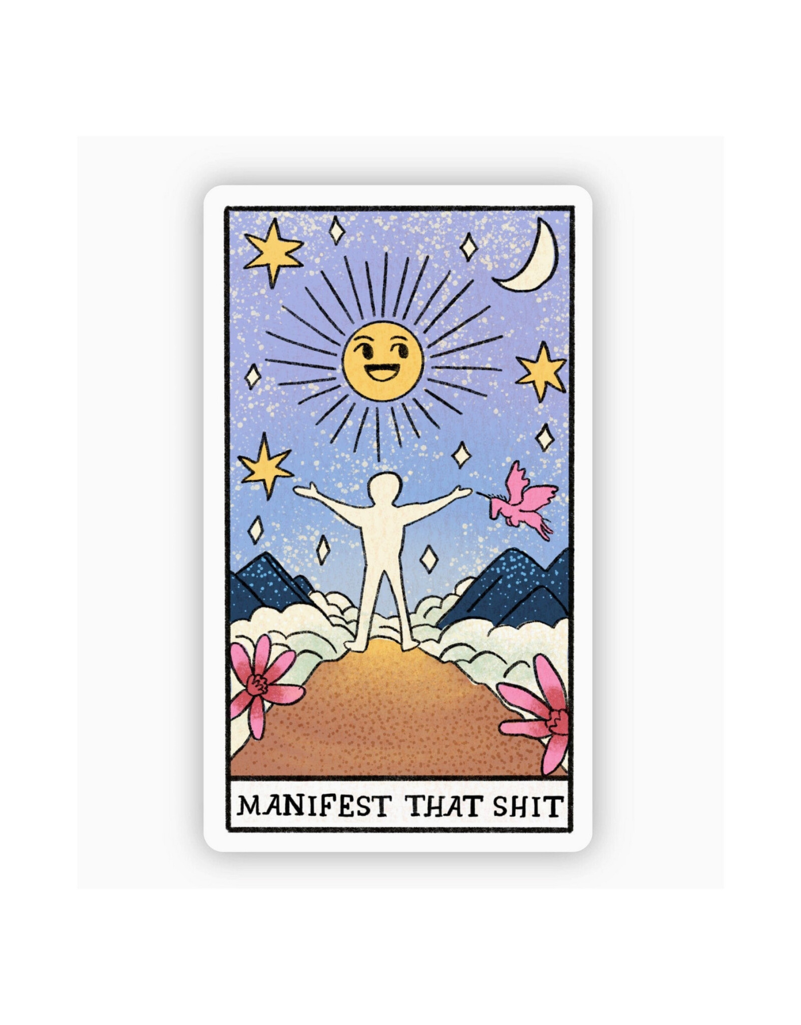 Tarot Sticker - Manifest That Shit
