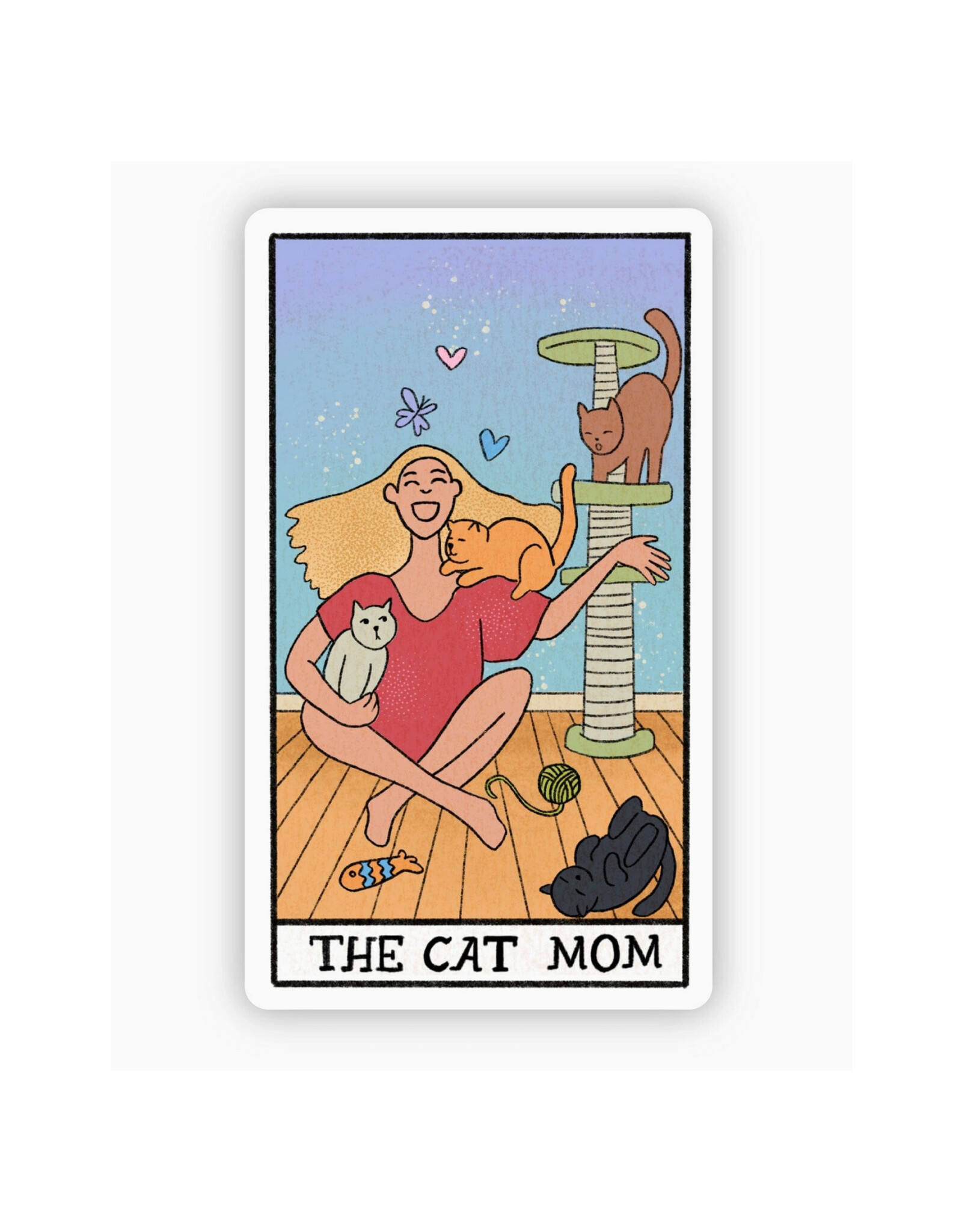 Tarot Sticker - the Cat Mom