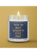 Soy Candle: Best Decision - Floral, Citrus, Vanilla